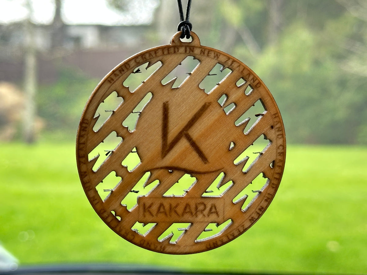 Nan's Bach hang-disc car freshener